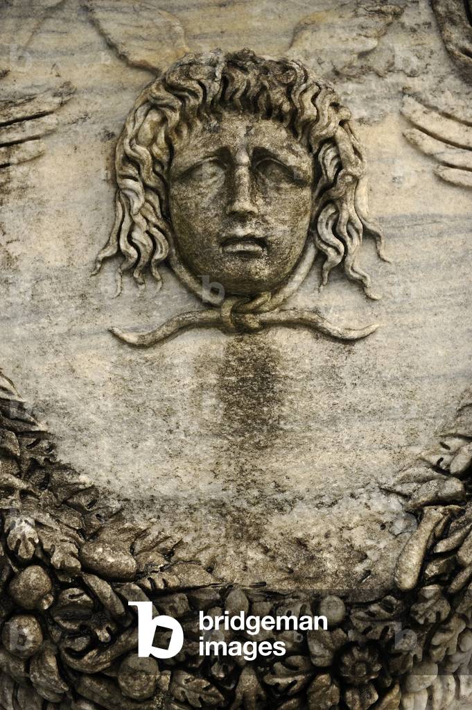 Roman Sarcophagus. Medusa.
