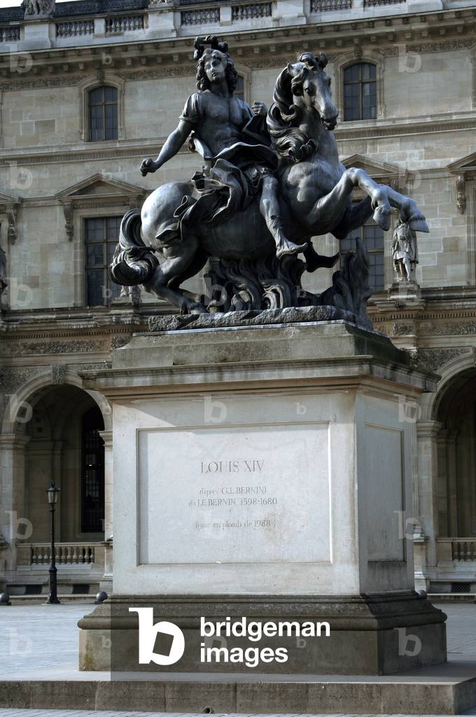 Louis XIV of France (1638-1715). House of Bourbon. Sculpture. Paris. France.