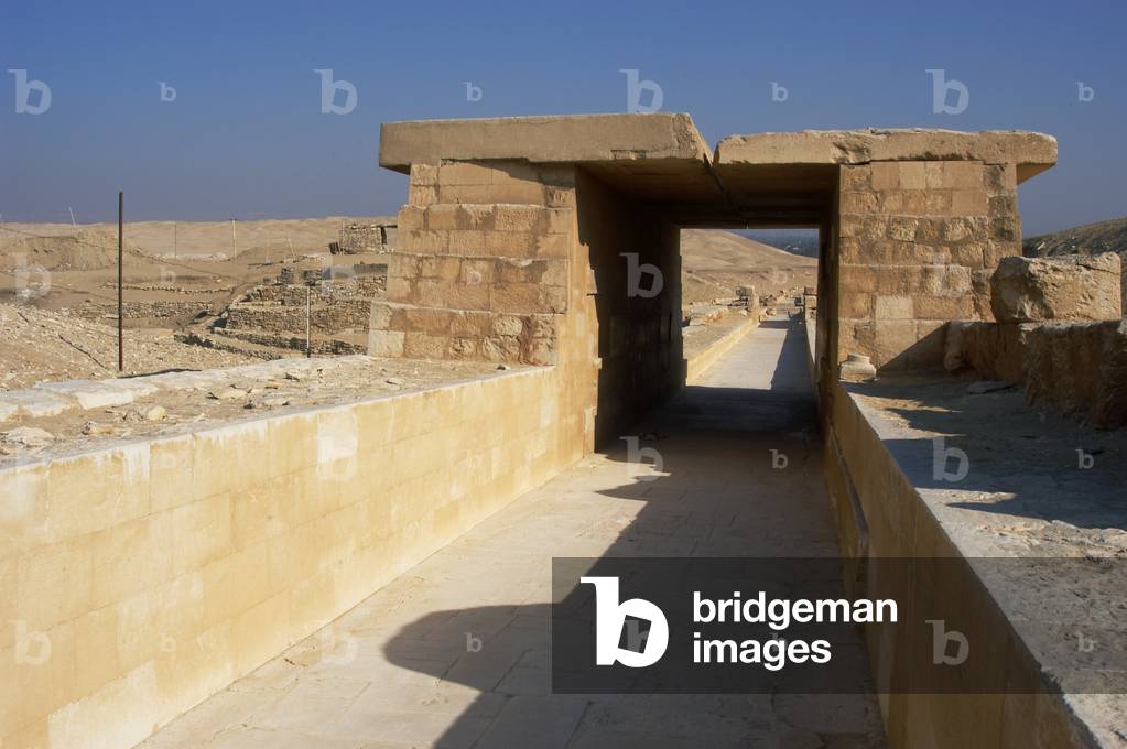 Unas Avenue. Saqqara. Egypt.