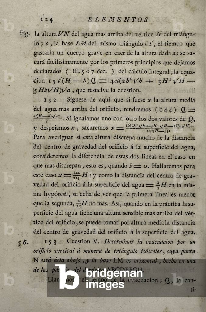 Fluid dynamics calculations. 1779  (engraving)