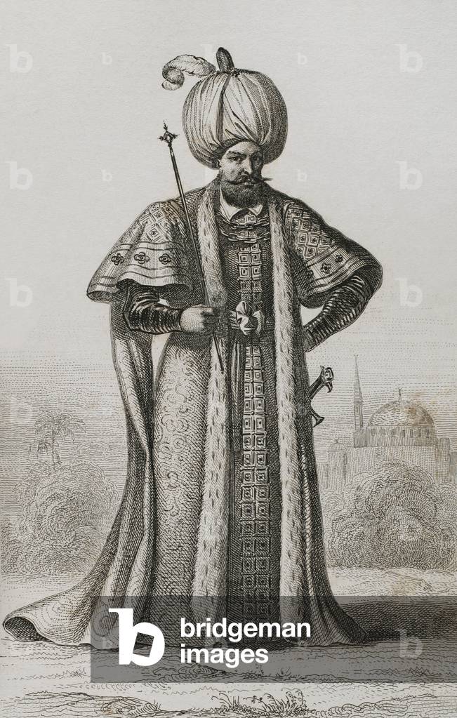 Suleyman the Magnificent, 1840 (Engraving)