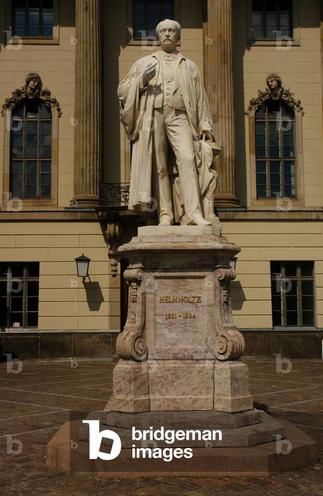 Hermann von Helmholtz (1821-1894). Statue. Berlin. Germany.