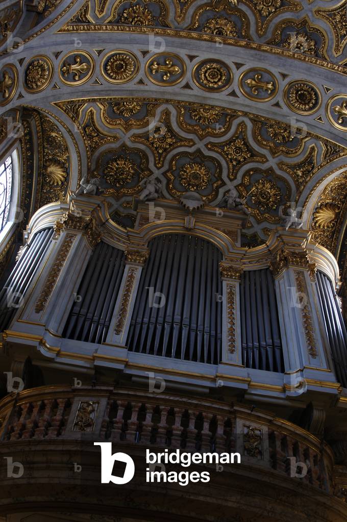 Italy. Rome. Church of St Louis of the French. Organ Merklin, 1880.