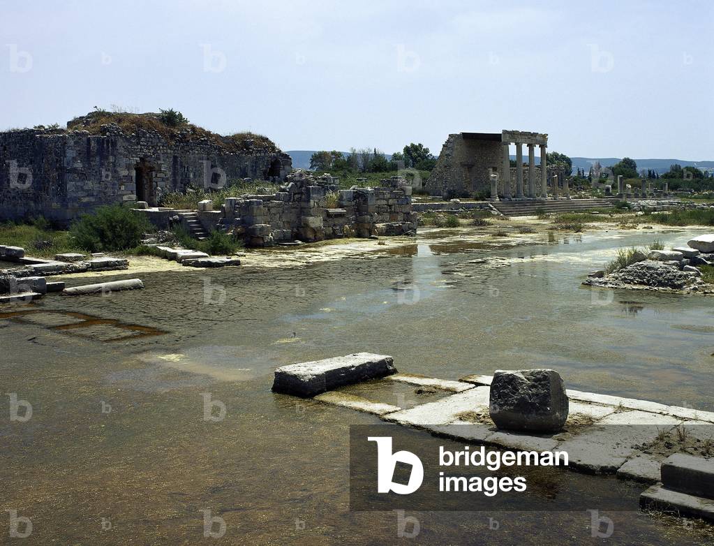 Turkey, Miletus, Ruins of northern agora