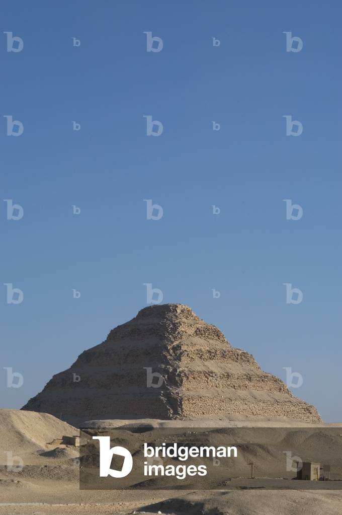 Egypt, Saqqara necropolis, The Pyramid of Djoser (Zoser) or step pyramid,