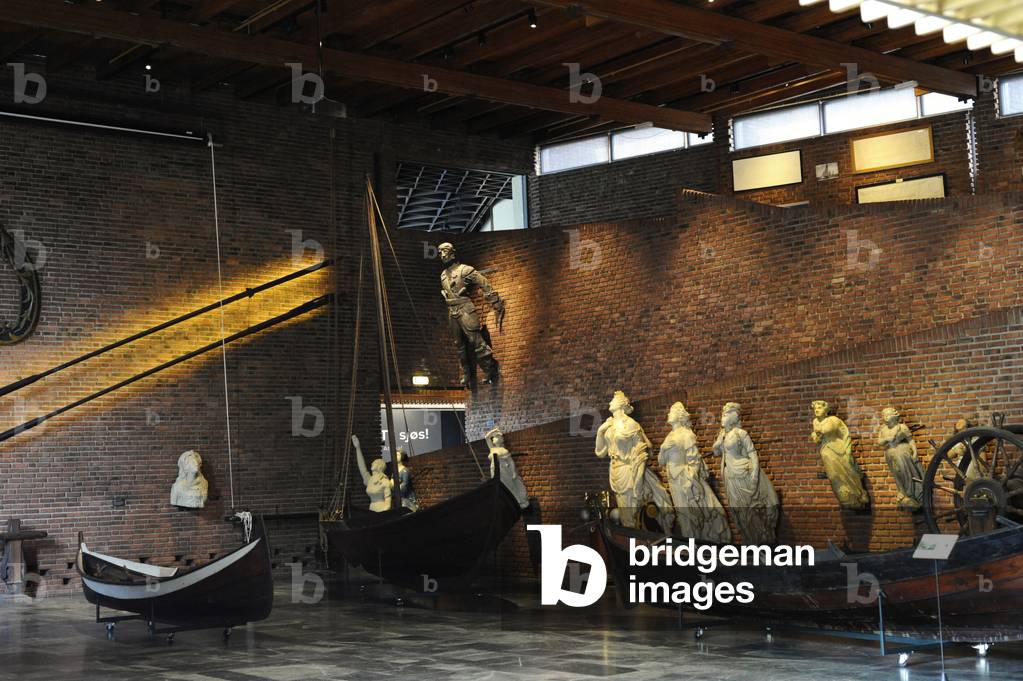 Inside of the Norwegian Maritime Museum, Oslo, Norway