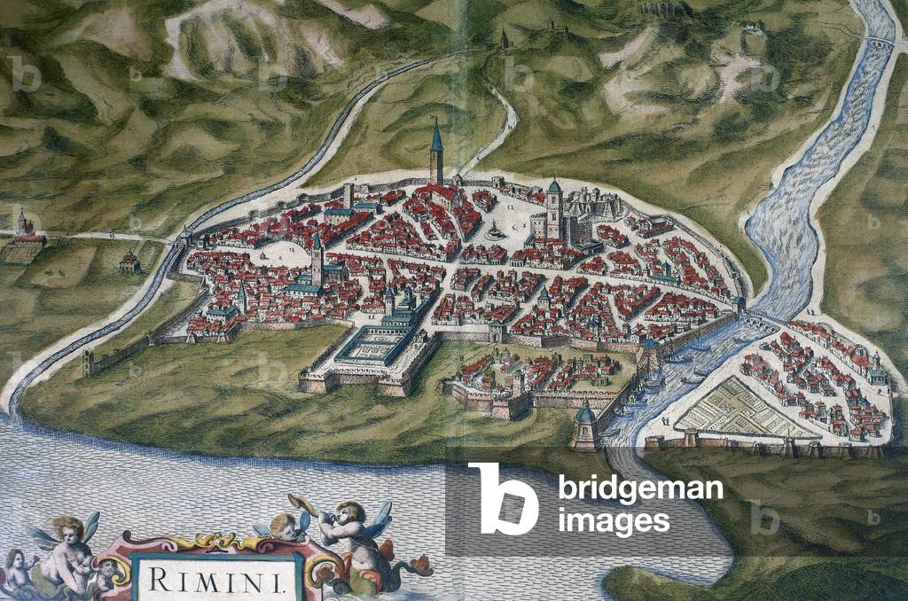 Theatrum Orbis Terrarum by Abraham Ortelis, Rimini, Italy, 1570