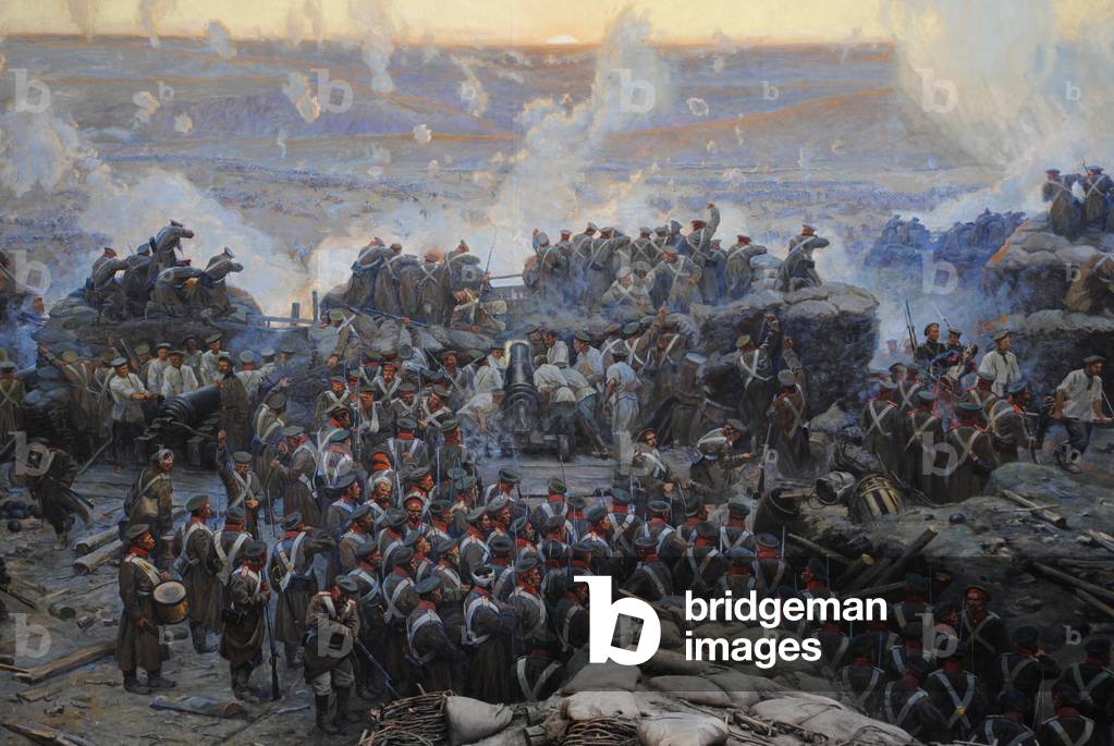 Crimean War (1853-1856). Siege of Sevastopol, 1854-1855, by Franz Alekseyevich Roubaud (1856-1928).