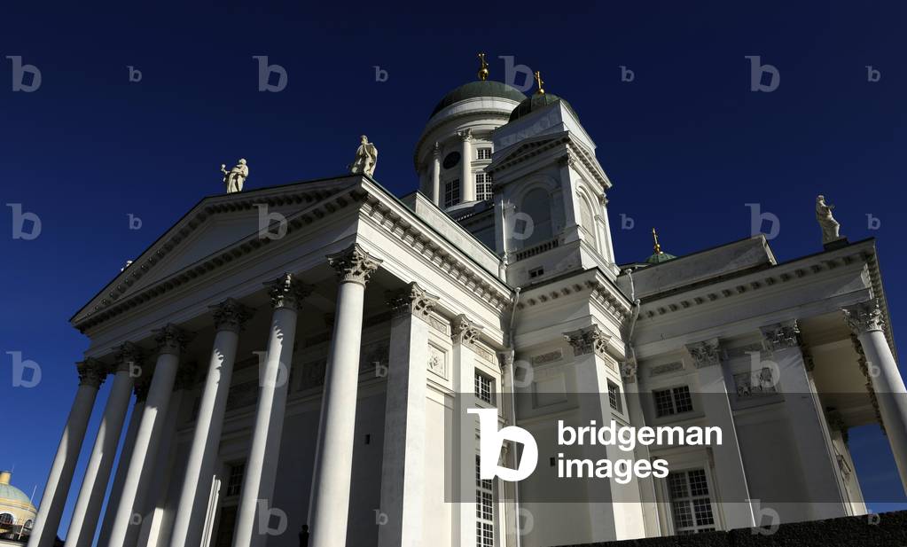 Finland. Helsinki Cathedral, 1830-1852. Designed by Carl Ludvig Engel.