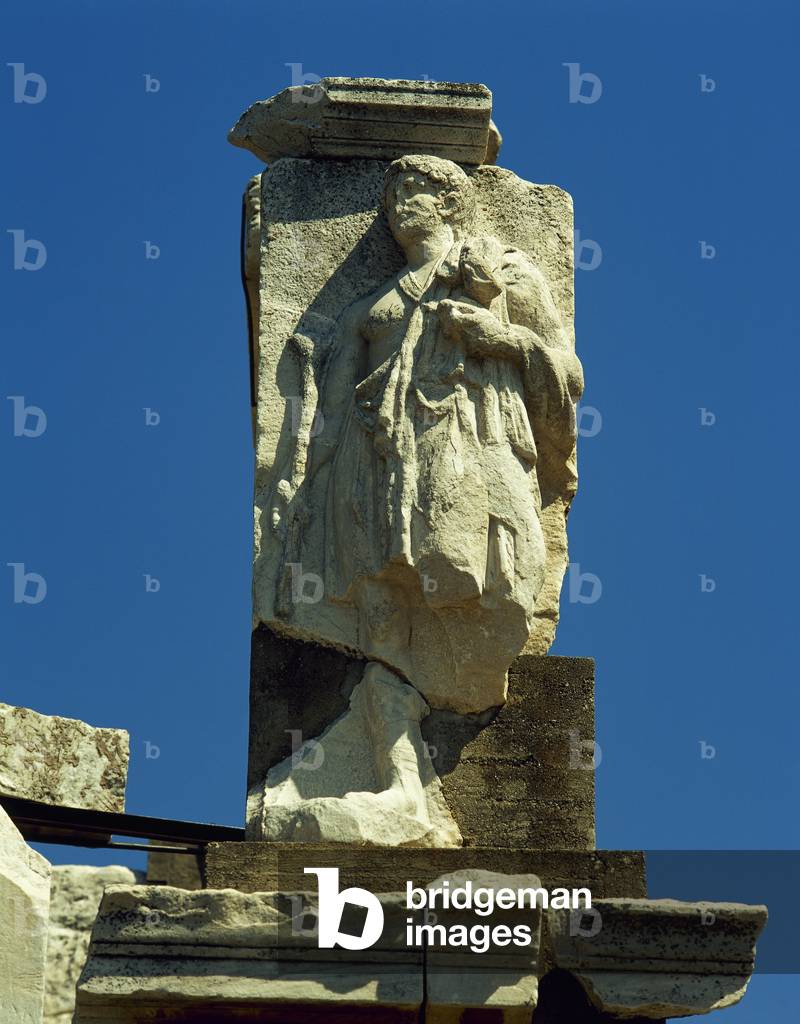 Turkey, Ephesus, Memmius Monument, Built in 87 BC Domitian Square
