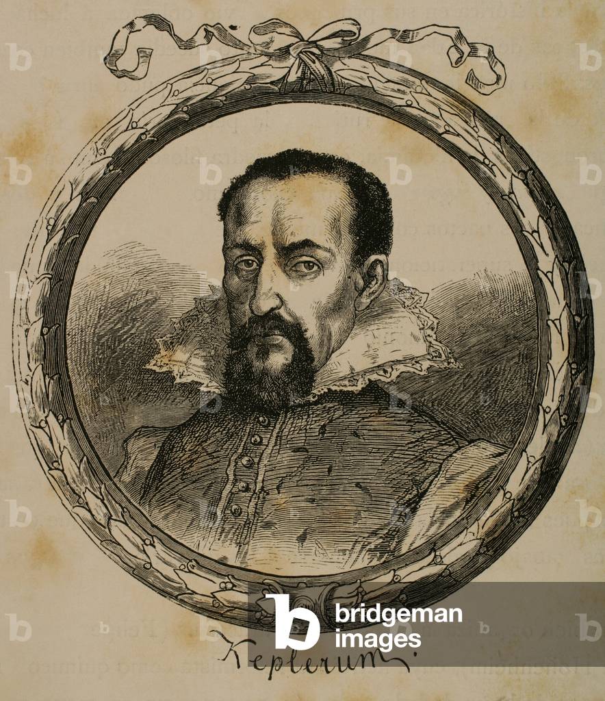 Johannes Kepler (1571-1630). Engraving. Germany