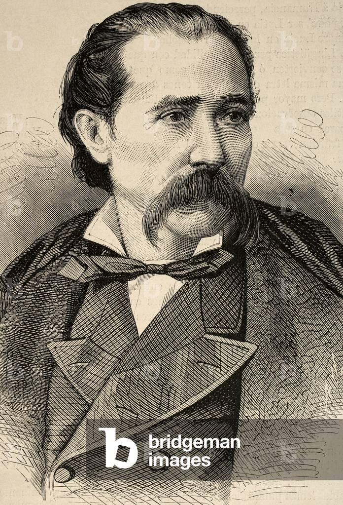 Cesare Boccolini. Engraving.