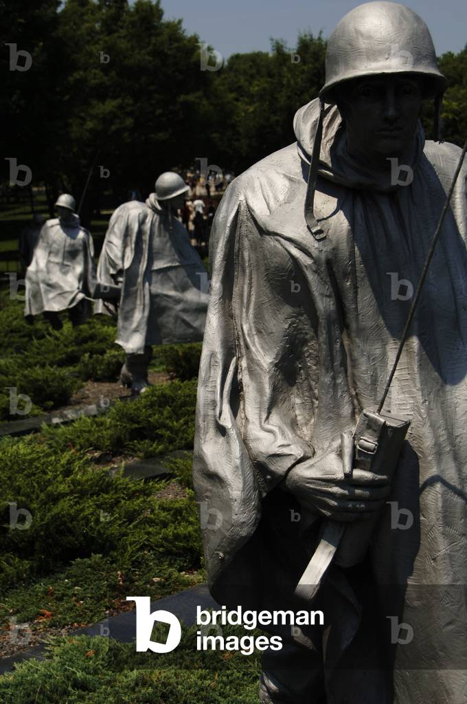 Korean War Veterans Memorial (1995). Washington D.C. United States.