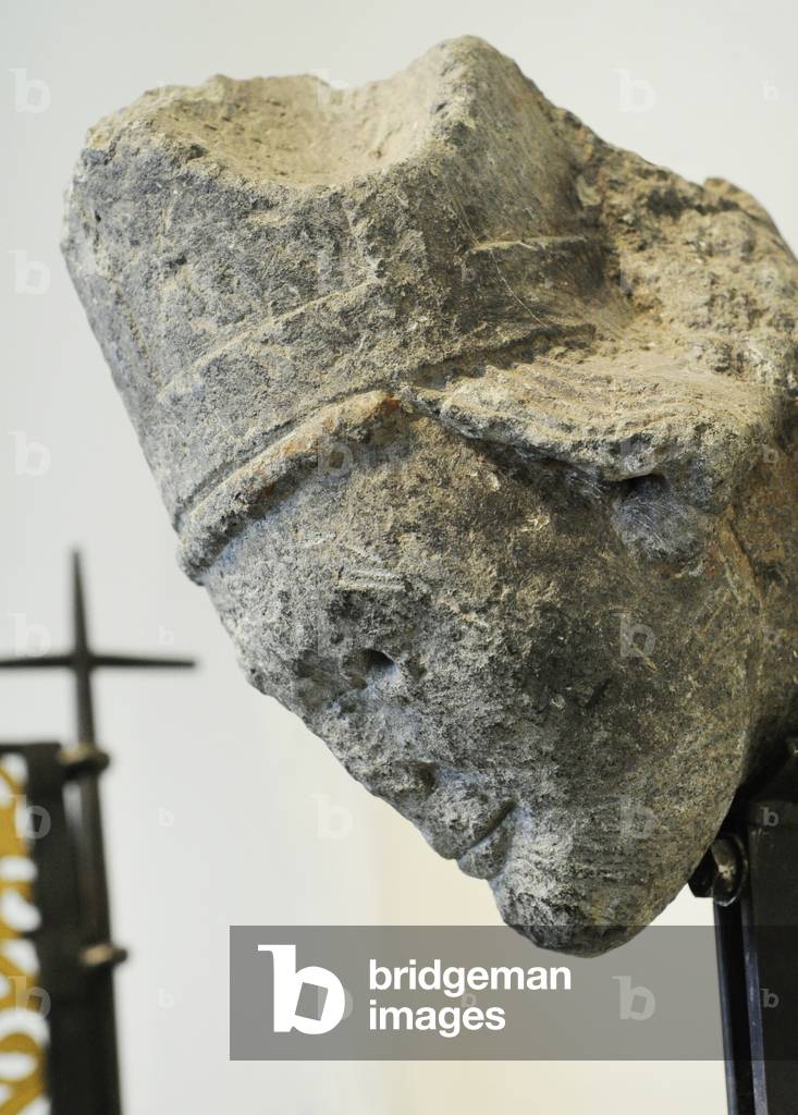 Bishop's head, c.1300