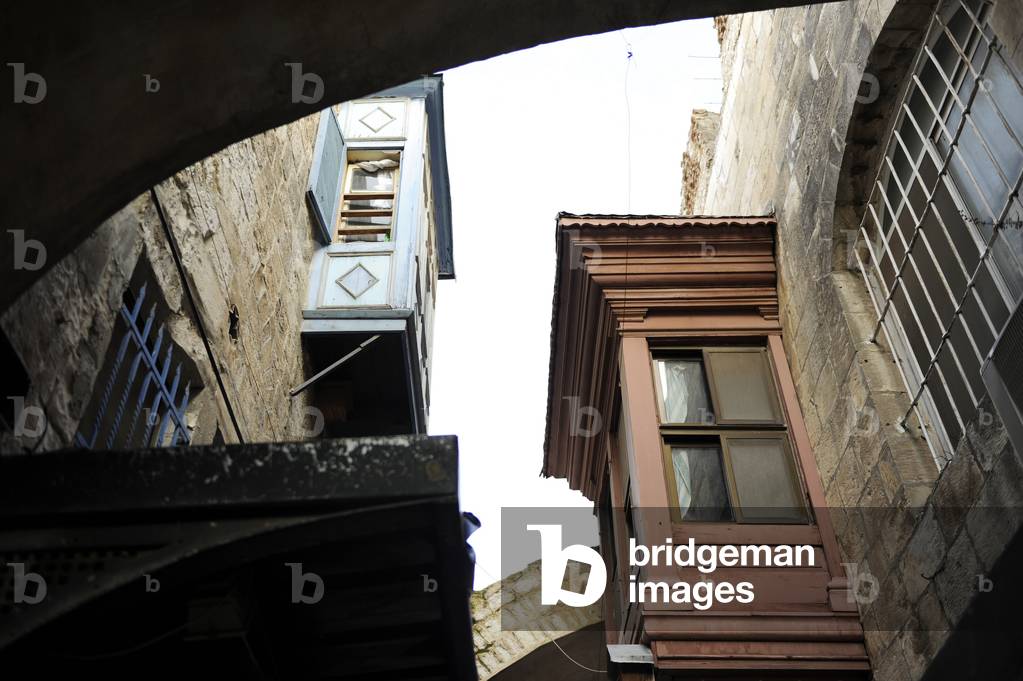 Israel. Jerusalem. Via Dolorosa. Balcony.