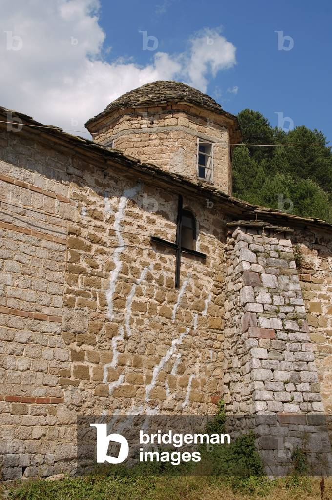 Republic of Albania. Monastery of Saint John the Baptist. 17th century. Church.