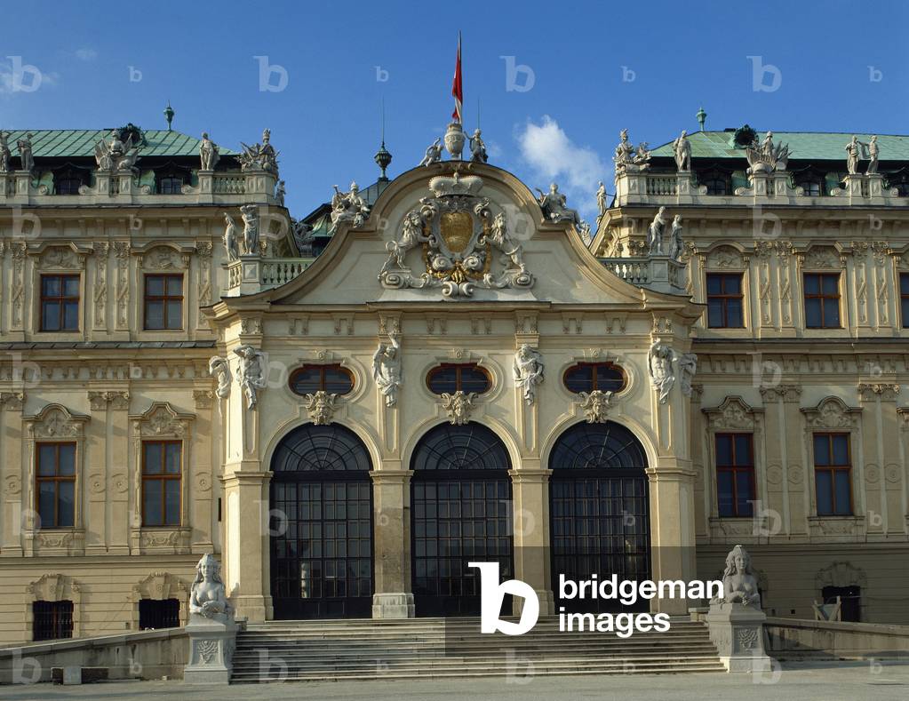 Austria. Vienna. Belvedere. Upper Belvedere. 1717-1723. By Hildebrandt (1668-1745).