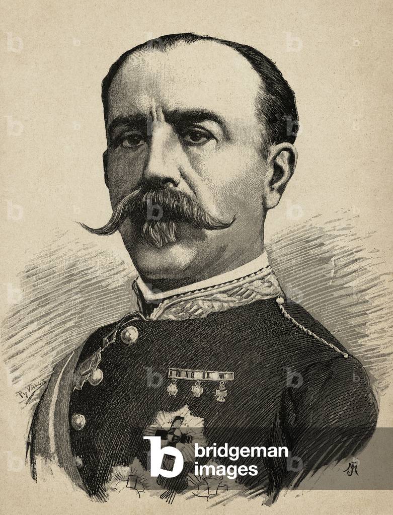 Manuel Villacampa del Castillo (1827-1887). Engraving.