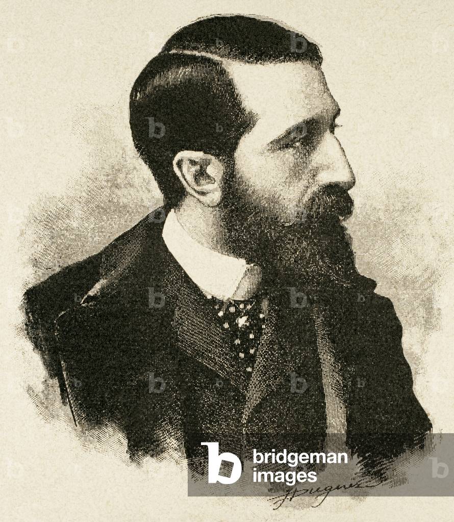 Claudio Lopez Bru, second Marquis of Comillas (1853-1925) (engraving)