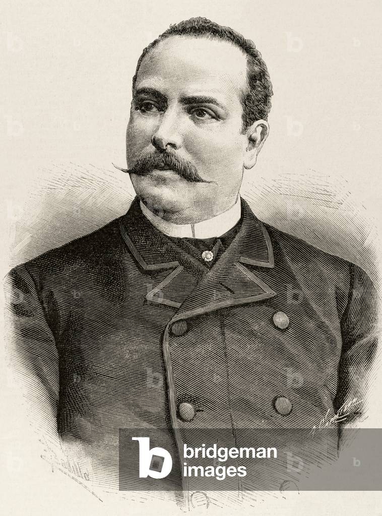 Alberto Bosch Fustegueras (1848-1900). Engraving.