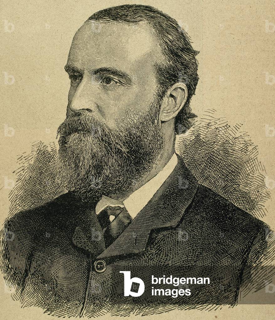 Charles Stewart Parnell (1846-1891), Irish politician, Portrait (engraving)