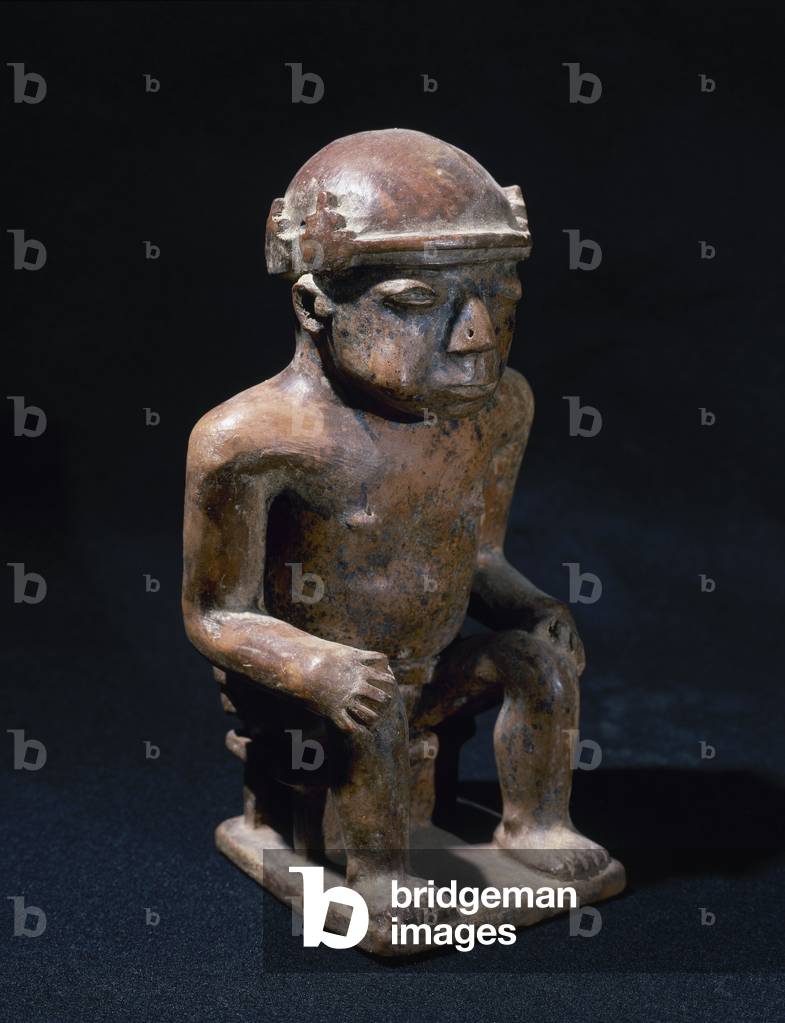 Pre-Incan. Negative Carchi culture. 850-1500 AD. 