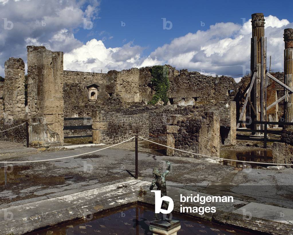 Italy. Pompeii. The House of the Faun. 2nd century BC.