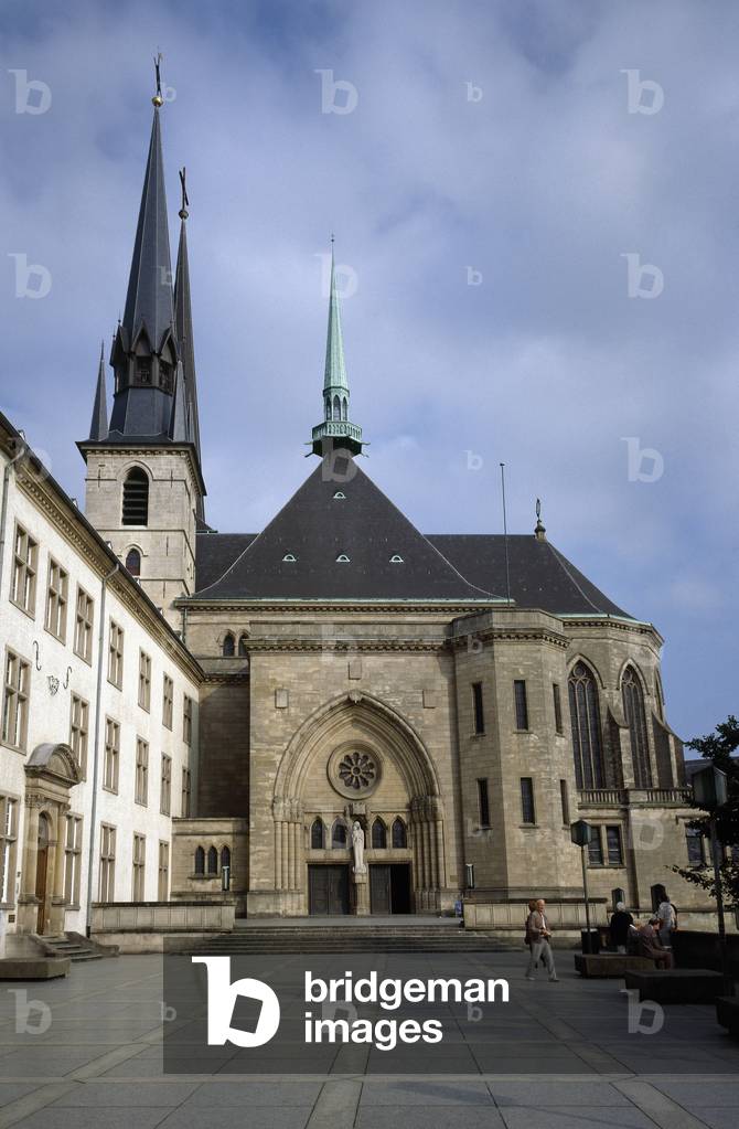 Luxembourg City. Notre-Dame Cathedrale.