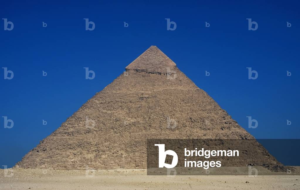 The Pyramid of Khafre, also known as the Pyramid of Chephren, Giza, Egypt (photo)