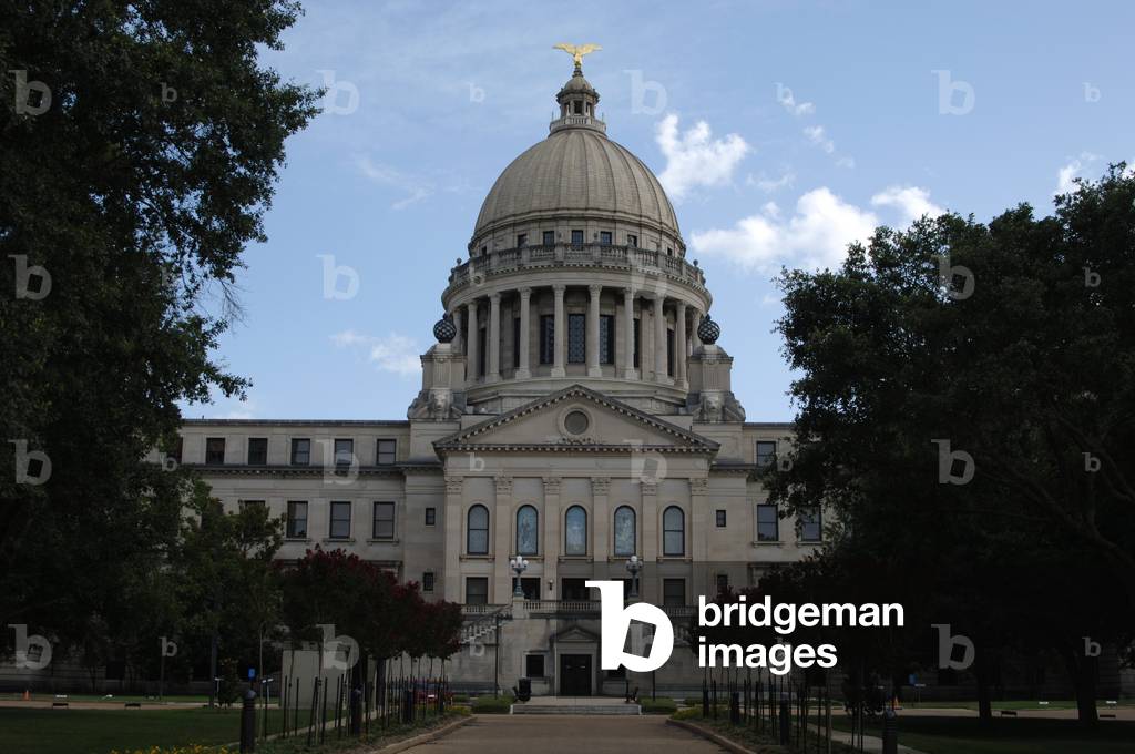 Jackson. Mississippi State Capitol. State of Mississipi. USA.