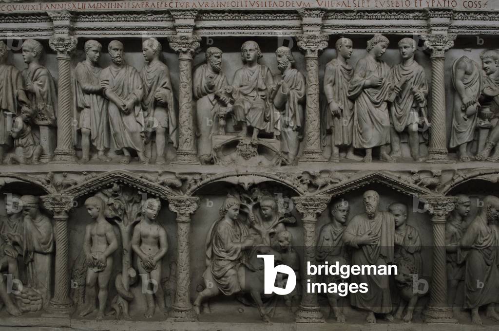 Sarcophagus of Junius Bassus. 359 AD. Detail.