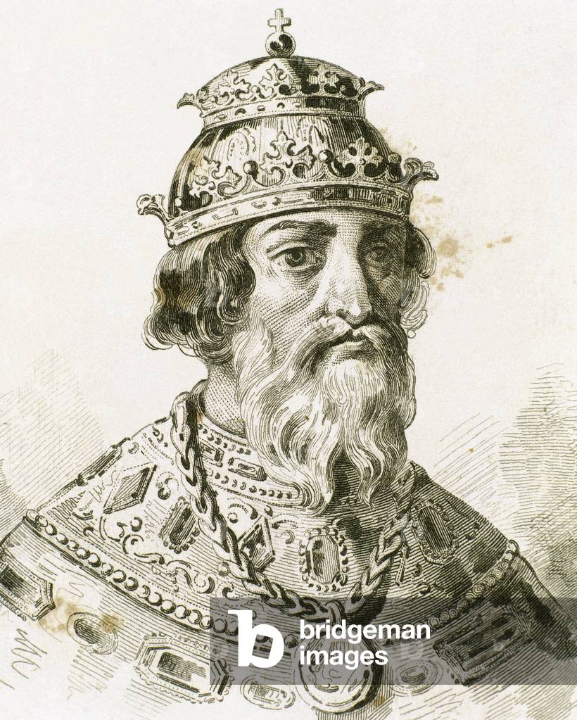 Ivan the Terrible (1530-1584), Portrait (engraving)