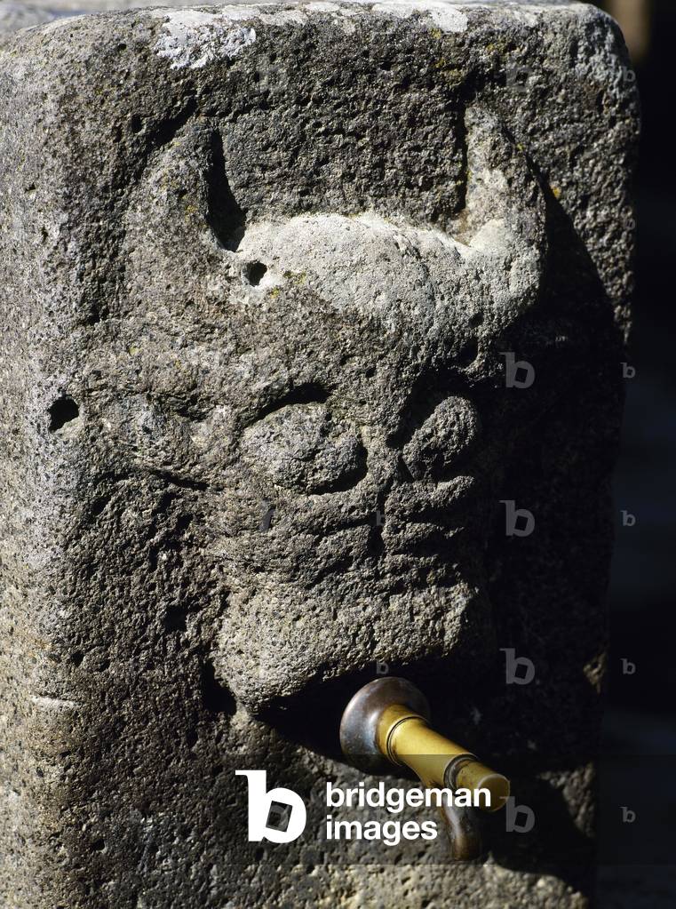 Pompeii, Fountain in Abundance Street, Italy