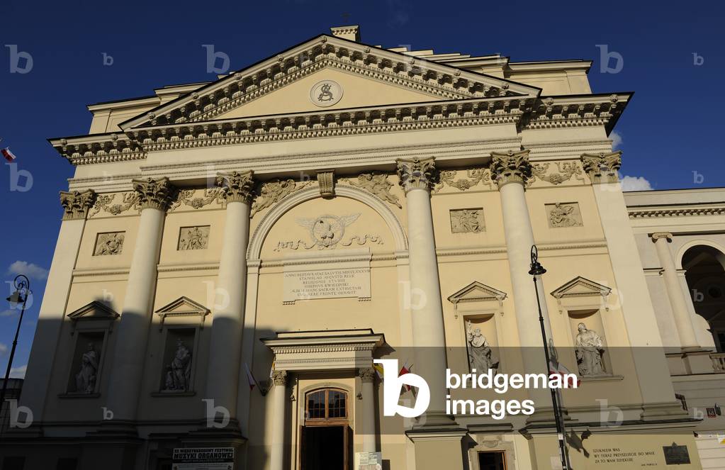 Poland. Warsaw. Saint Anne's Church. 18th century.