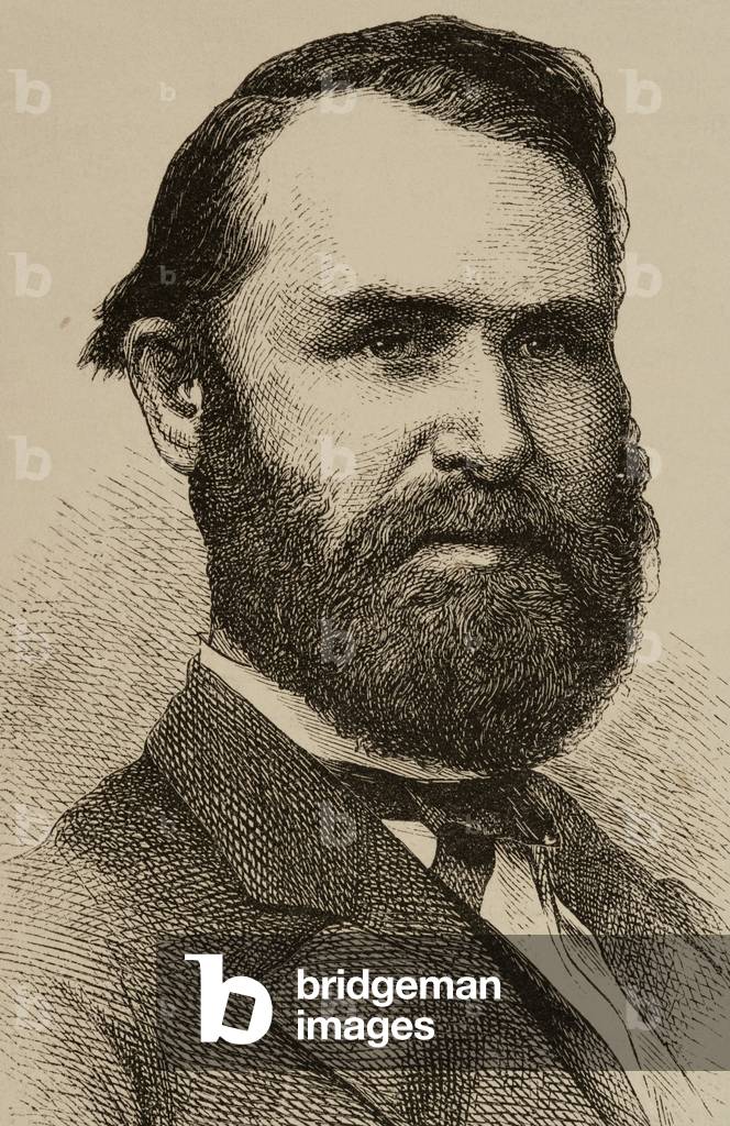 Jacob Dolson Cox, Jr. (1828-1900). Engraving.