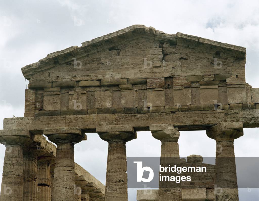 Paestum. Temple of Athena. 6th century BC.