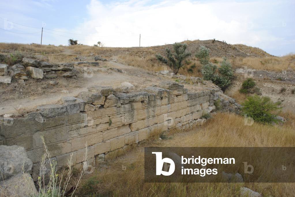 Ruins of Myrmekion. Ukraine.