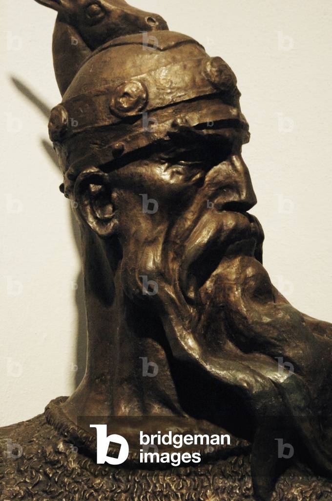 Skanderbeg (14051468). National hero and a key figure of the Albanian National Awakening. Bust.