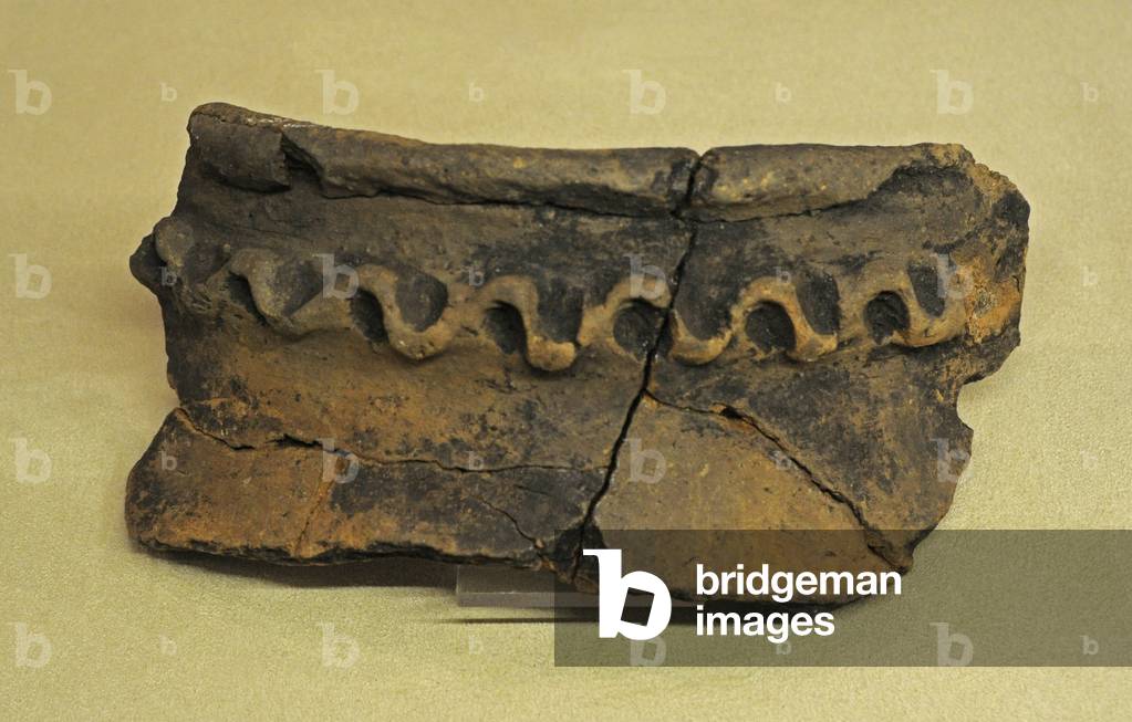 Fragment of a decorated vessel, Neolithic