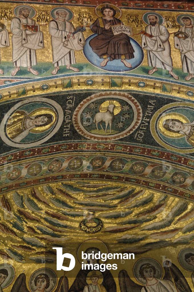 Euphrasian basilica. Mosaic. Porec. Croatia. 
