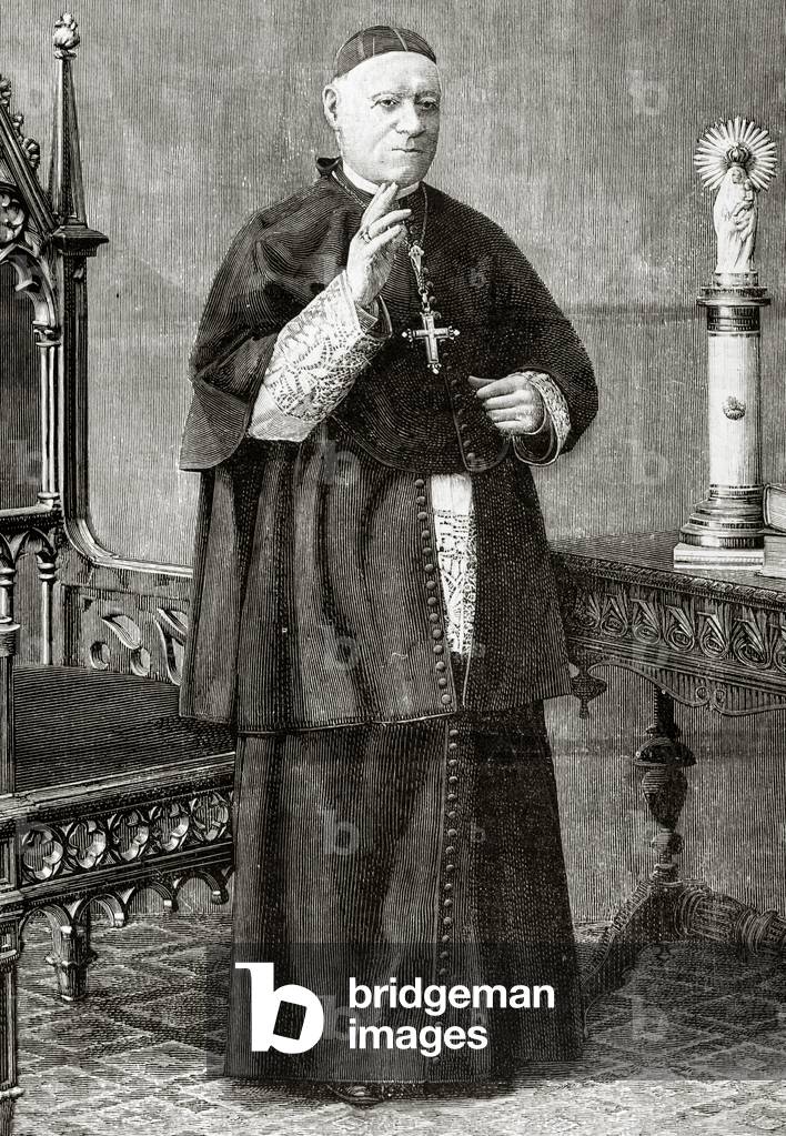 Francisco de Paula Benavides Navarrete (1810-1895). Engraving.