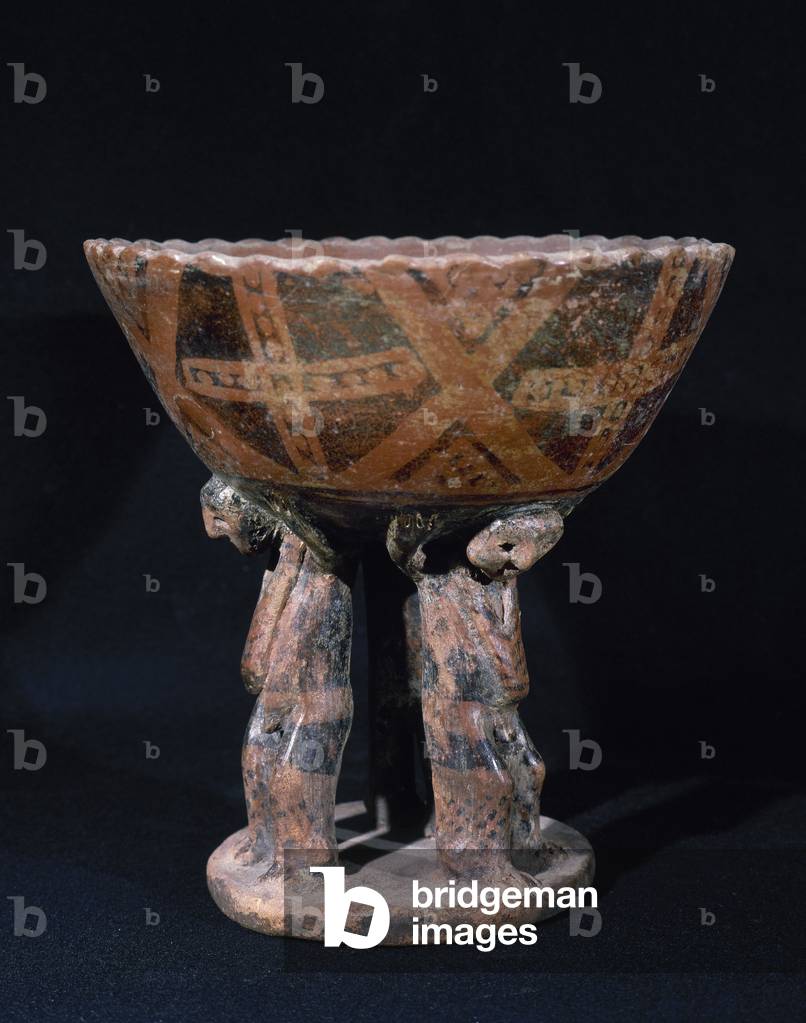 Pre-Columbian art. Pre-Incan. Negative Carchi culture. 850-1500 AD. 