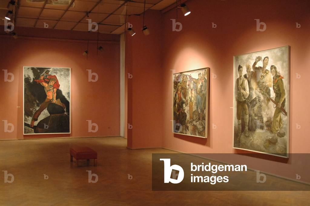 National Gallery of Arts. Interior. Tirana.