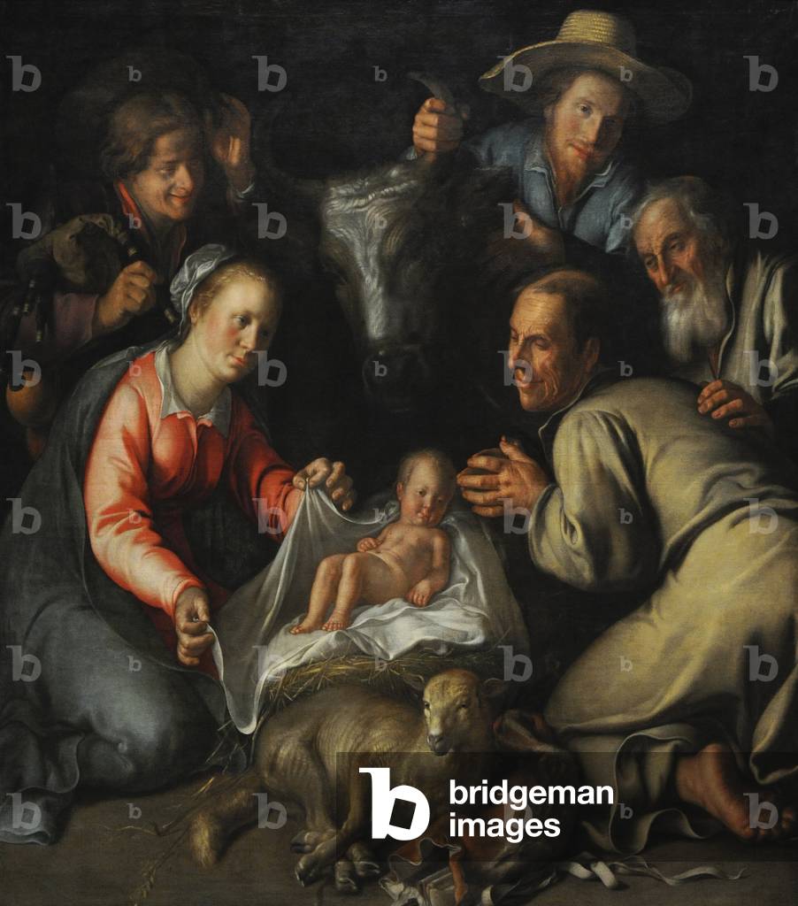 The Adoration of the Shepherds, 1628, by Peter Wtewael (1596-1660).