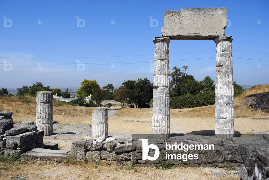 Ruins of ancient Greek city of Panticapaeum. Autonomous Republic of Crimea. Ukraine.