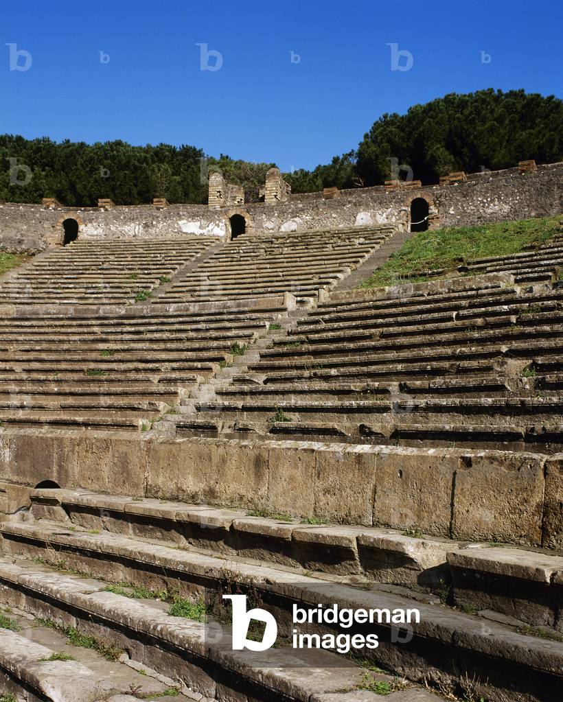 Amphitheater. Pompeii. Italy.