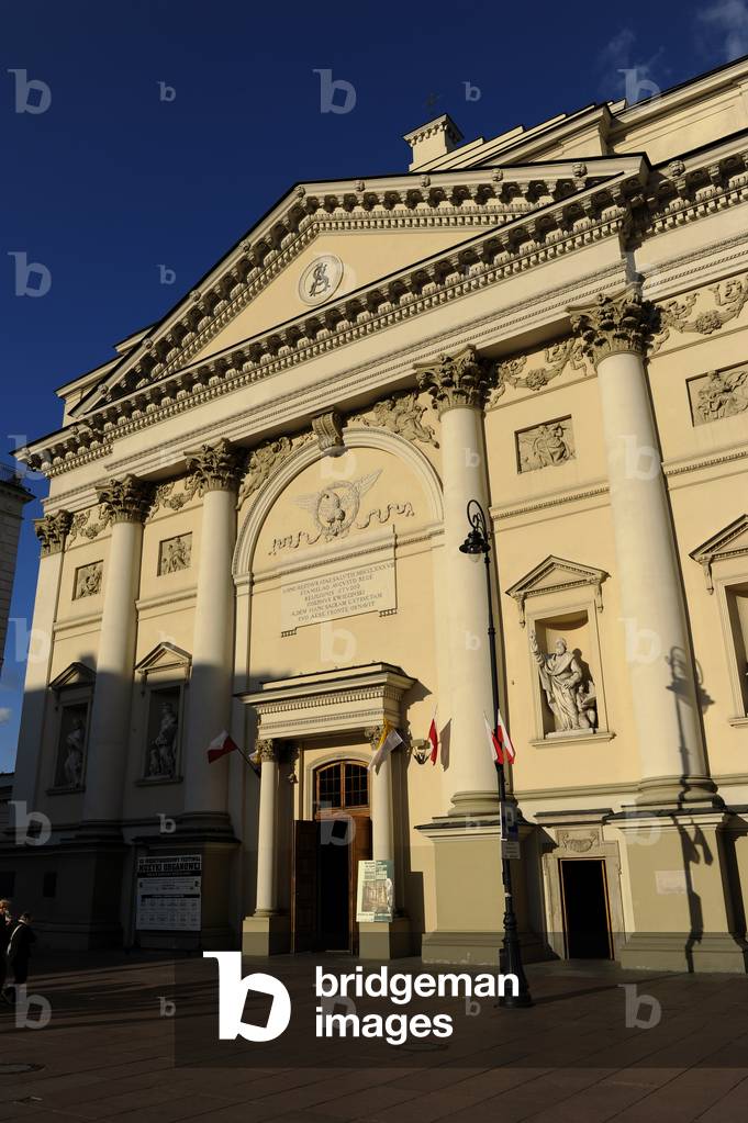 Poland. Warsaw. Saint Anne's Church. 18th century.