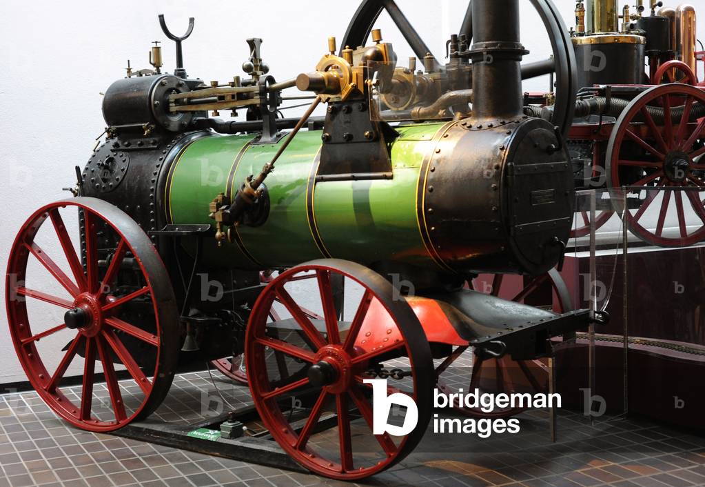 Steam tractor, Marshall & Sons, Co, Gainsborough, England, 1896