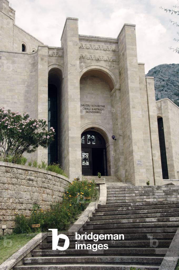 Albania. Kruje. Castle. The National Skanderbeg Museum within the castle.