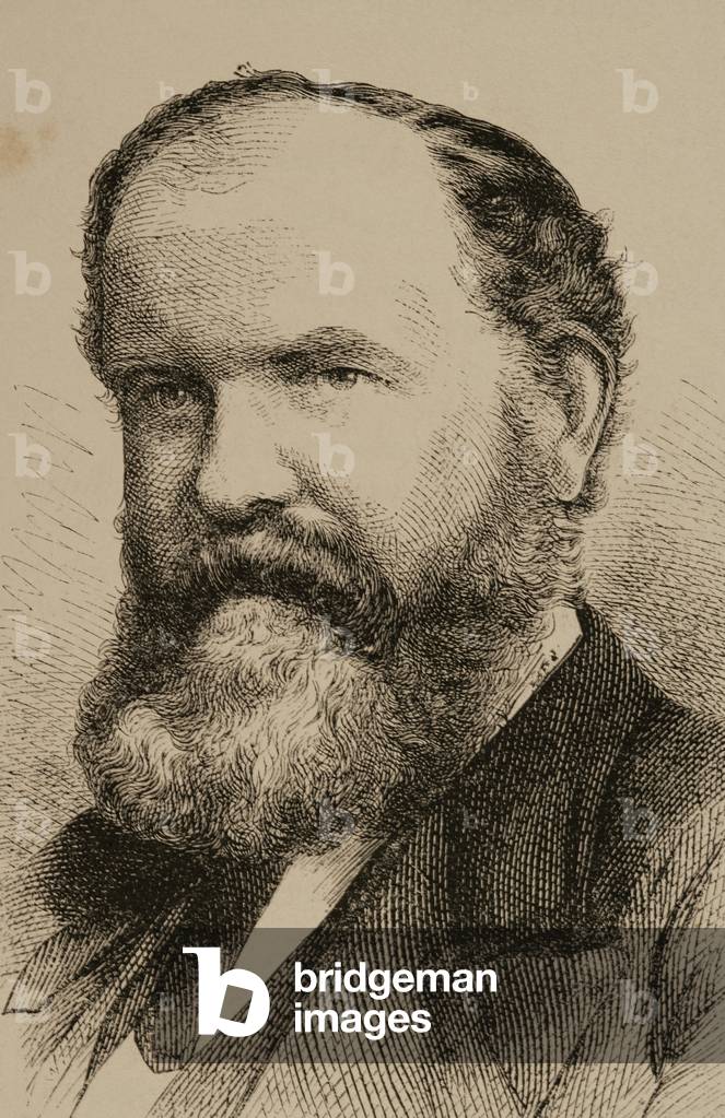 John Creswell (1828-1891). Engraving.